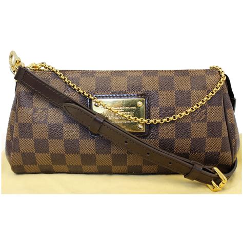 louis vuitton eva damier ebene brown|louis vuitton football player.